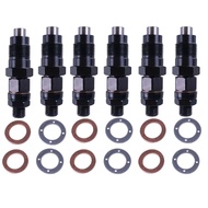 6pcs Diesel Fuel Injectors For Nissan Patrol GU Y61 TD42 TD42T Engine Car Replacement Parts