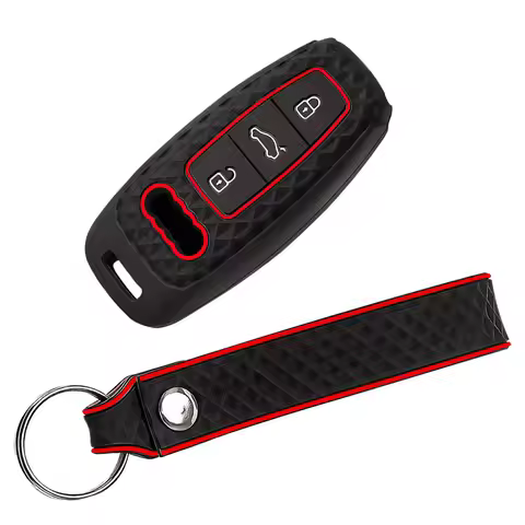 Silicone Car Smart Key Case Cover for Audi A3 8Y A4 A6 A7 A8 E-tron Q5 Q8 C8 D5 Auto Styling Protect