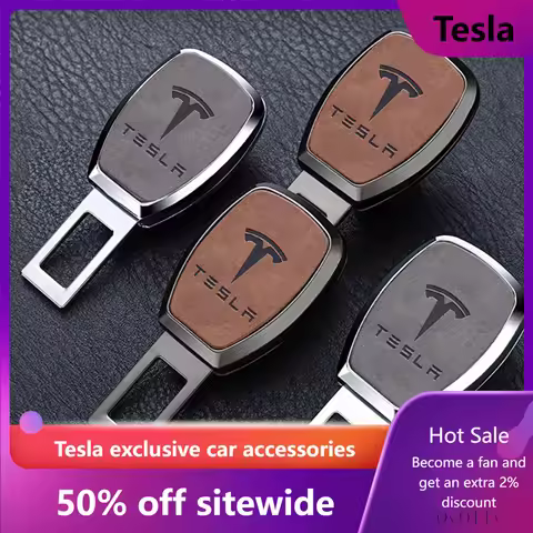 Car Seat Belt Seatbelt Extension Shoulder Buckle Plug For Tesla Model 3 S X Model Y Roadster Interio
