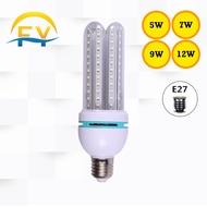 FY LED Light Bulb U Shape Corn 3U - 5W 7W 9W 12W - Daylight / Warm White / Natural White - E27