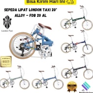 ORIGINAL Sepeda Lipat London Taxi Folding 20 Inch Alloy FDB207