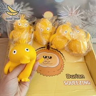 Psyduck elastic squishy toy to relieve stress, silly yellow duck Psyduck movement and stretch hands