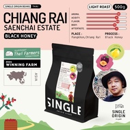 เมล็ดกาแฟคั่วอ่อน Saenchai Estate - Black Honey Process (Specialty Coffee)