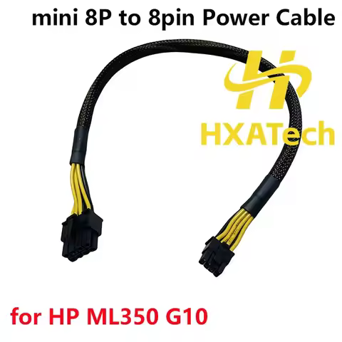HXATech-High Quality PSU mini 8pin to 8pin PCI-E GPU Video Card V100 A100 P100 A30 A40 Power Cable f
