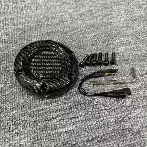 Unbranded modified steering wheel genuine carbon fiber horn button, carbon fiber horn key suitable f