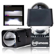 LED High Beamโปรเจคเตอร์ 1.5 นิ้วMatrix LEDเลนส์ 10000LM Bi-Ledเสริมไฟหน้าหมอกสําหรับรถยนต์รถจักรยาน