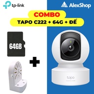 [COMBO-4M] Tapo C222 4M + 64G Card + L Stand