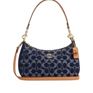 Coach 女士 Teri 標誌性牛仔單肩包均碼碼24cm*7.6cm*15.2cm