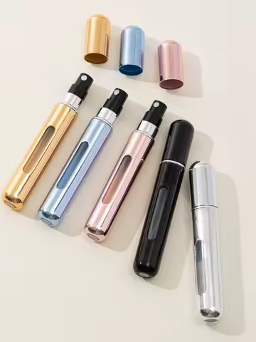 8ml Portable Perfume Atomiser Refillable Spray Bottle Mini Travel Self-Pumping Bottom Direct Dispens