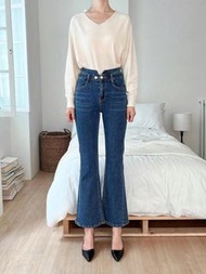 Odd eye 韓國秋季喇叭牛仔褲