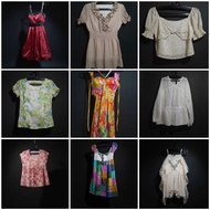 Blouse coquette babydoll slimfit