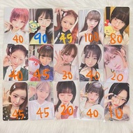 IVE 小卡 特典 Yujin Gaeul Rei Wonyoung Liz Leeso 秋天 李瑞 After Like Love Dive Eleven I am Season’s Greetin