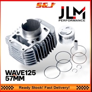 JLM WAVE125 WAVE125S WAVE125X ULTIMO 125 57MM 57 RACING  BLOCK SET  ALLOY