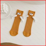 couples holding hands socks magnet personality stereoscopic doll cute cotton hold hands hand in hand