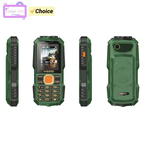 YEEMI Q7+ 4G Mobile Phone 2.4inches LTE Flashlight Waterproof Outdoor Cellphone Loud Speaker 2400mAh