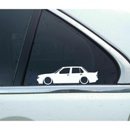 Lowered BMW E30 M3 Window Sticker