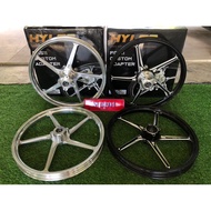 Sportrim Fg511 custom adapter original hylos PNP Y15 Y16 yamaha cnc rim 1.4-1.4 chrome black hitam