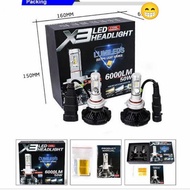 LAMPU DEPAN MOBIL BRV LED X3 H11 H4 UNIVERSAL-Kumma.id