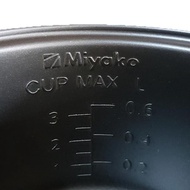 Miyako Rice Cooker Pan 0.6 L Mcm 606 D = 17 Cm H = 10.5 Cm - Teflon #Gratisongkir