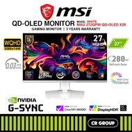 MSI MAG 272QPW QD-OLED X28 26.5-inch WQHD 280Hz QD-OLED Gaming Monitor (3Yrs MSI Warranty)