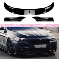 Car Front Bumper Lip Splitter For BMW 5 Series F10 F11 520 523 525 535 530 M Sport 2011-2017 Front B