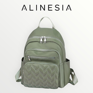 UNLIMIT.ID - Ransel Jotta | Tas Ransel Wanita Waterproof Bahan Nylon Warna Hitam Khaki Model Terbaru