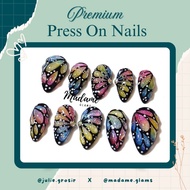 BUTTERFLY FAIRY 3D Nails Fake Nails Wedding Nails Butterfly 3D Butterfly