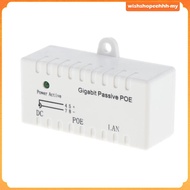 [WishshopeehhhMY] Gigabit Power over Ethernet PoE Injector DC 12V-52V for IP Camera Voip Phone