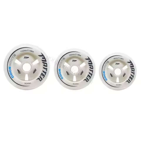 6 / 8 pieces G13 F1 Speed Skating Racing Wheels with Green MATTER Gi3 110mm 100mm 90mm Size for Indo