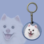 現貨 雙面 悠遊卡 吊飾 狐狸犬 鑰匙圈 狗 包包配件 送禮 紀念品