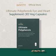 INVITY Ultimate Polyphenols Eye and Heart Supplement (30 Veg Capsules) - Eye Supplements, Eye Vision