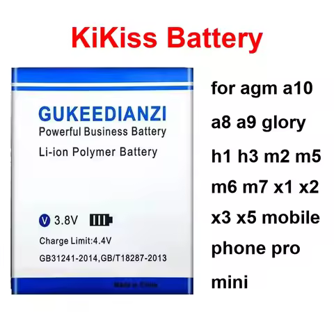 Mobile Phone Battery Long-Lasting 2800-6900Mah For Agm A10 A8 A9 Glory H1 H3 M2 M5 M6 M7 X1 X2 X3 X5