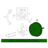 ORI CAYENNE COUPE 19- 3.0 V6 9YA BRAKE BOOSTER