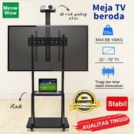 GANTUNGAN Tv Standing Bracket 32~75 Inch Guaranteed To Fit LED LCD Plasma 14-60 In Universal TV Briquette Bracket TV Standing Bracket TV Stand TV Legs TV Hanger Wall Mount TV Holo Wheel
