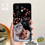 HP Vivo V60 5G 2025 Case - Latest Vivo V60 5G Case - Cats Case Motif - Cellphone Protector - Vivo V6