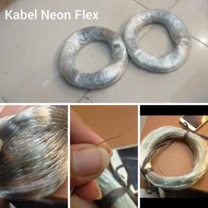 Kabel tunggal install neon flex led strip transparent wires