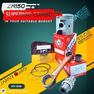 SUPERIOR JAPAN COMBO TZM TZM150 TZM 150 YAMAHA YMH JAPAN TOP PISTON + JAPAN LONG CON ROD + JAPAN NPR