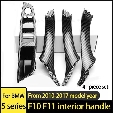 LHD RHD 4 Pcs Set F10 F11 Interior Car Door Pull Handle Set For BMW 5 Series F10 F11 520i 523i 525i 
