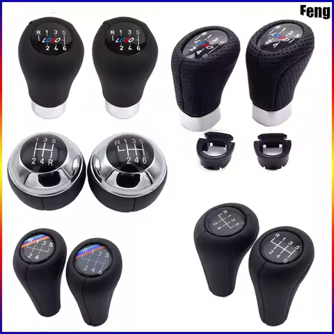 Car Gear Shift Knob For BMW 1/3/5/6 Series 6-speed 5-speed E87 E90 E36 E34 E46 Z3 R58 Etc. Automobil