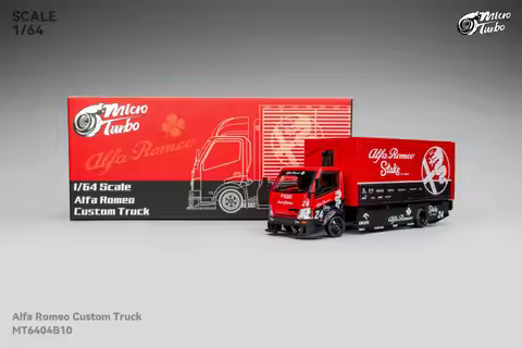 Ready stocks Micro Turbo 1:64 Gull Wing Gat Custom Truck Metallic Red Collection Gift Scale Model Ca