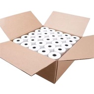 TIMKA B6 白色單層書寫紙卷 75x75mm (50卷/箱) - 酒樓廚房出單 適用 ERC-38 色帶機 酒樓廚房紙 7575