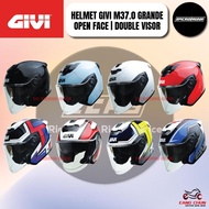 HELMET GIVI M37.0 GRANDE SCUDO HELMET OPEN FACE HELMET | DOUBLE VISOR