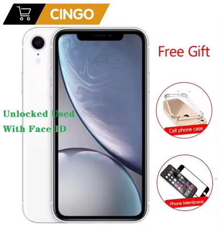 Original iPhone XR 4G LTE Mobile Phone 6.1" Display 64GB/128GB ROM 3GB RAM 12MP A12 Bionic IOS CellP