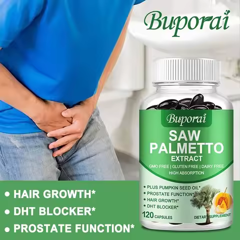 Saw Palmetto - Help Promote Prostate Health,Reduce Baldness and Thinning Hair & Regulate Hormonal Su
