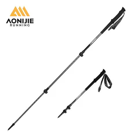AONIJIE E4215 Outdoor Folding Trekking Poles Retractable Cross-country Running Poles Suitable for Mo
