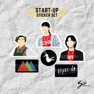 ✆◄△START-UP Sticker Set