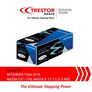 Trestor Advantage Front Brake Pads for Mitsubishi Triton 2019, Mazda CX7 / CX9, Mazda 8 LY 2.3 /2.3 4WD (TDB1916 HP)