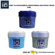 Code 10 Styling Cream 75ml (Miosturising)