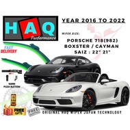 HAQ Silicone Wiper Japan Technology For Porsche 718 Boxster Cayman Year 2016-2022.