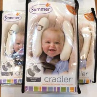 Summer Infant Cradler Ivory 可調式寶寶頭部保護枕 香蕉枕 米色現貨~